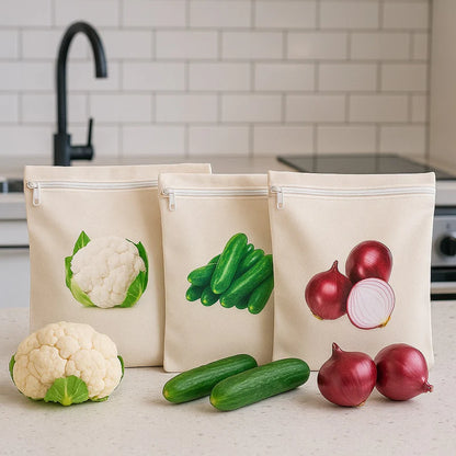 Reusable Vegetables Bags - 10 pieces